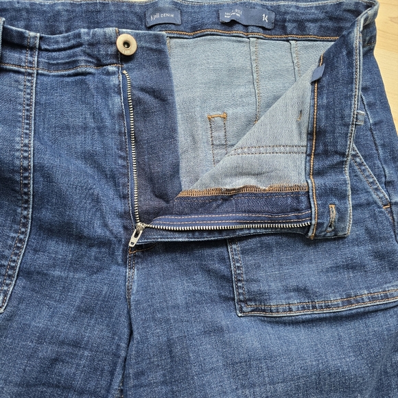J.Jill Denim High Rise Straight Leg Jeans Size 14 - Picture 5 of 14